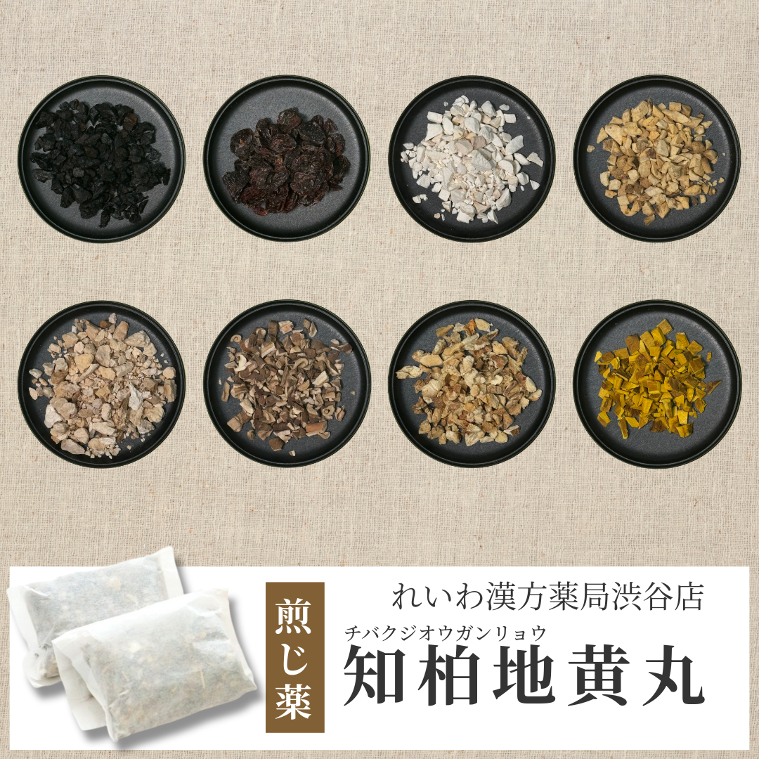 【漢方煎じ薬】知柏地黄丸 ちばくじおうがん