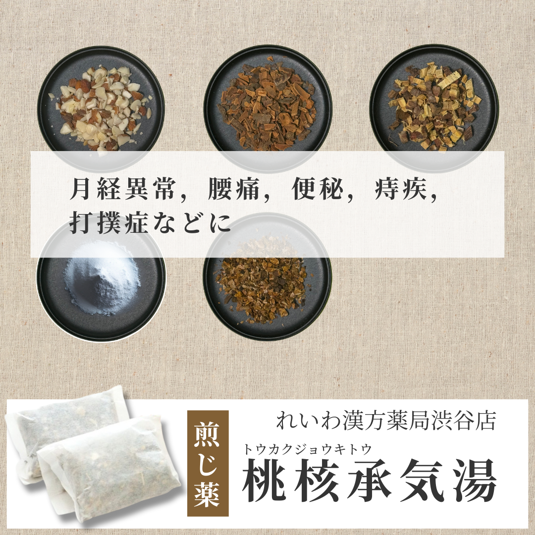 【漢方煎じ薬】桃核承気湯 とうかくしょうきとう