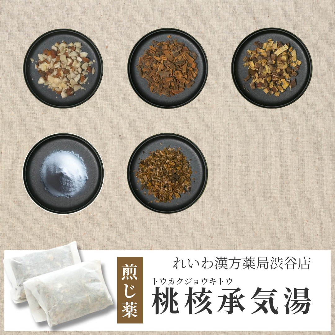 【漢方煎じ薬】桃核承気湯 とうかくしょうきとう
