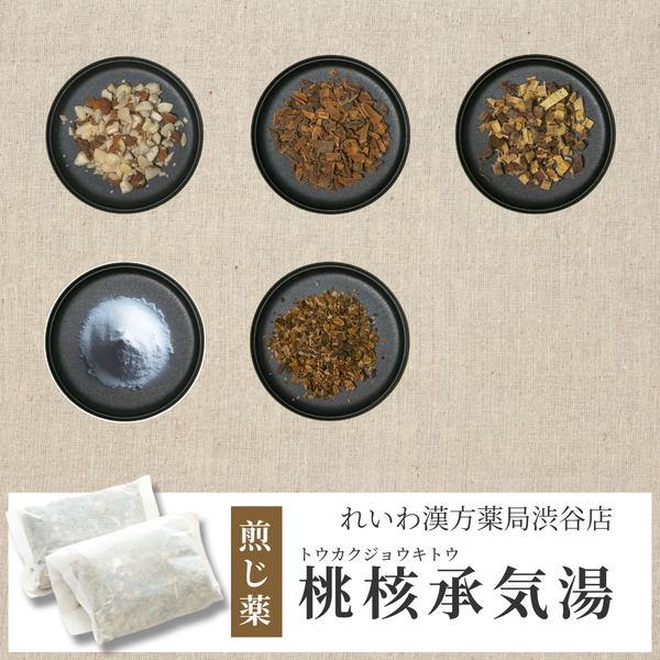 【漢方煎じ薬】桃核承気湯 とうかくしょうきとう