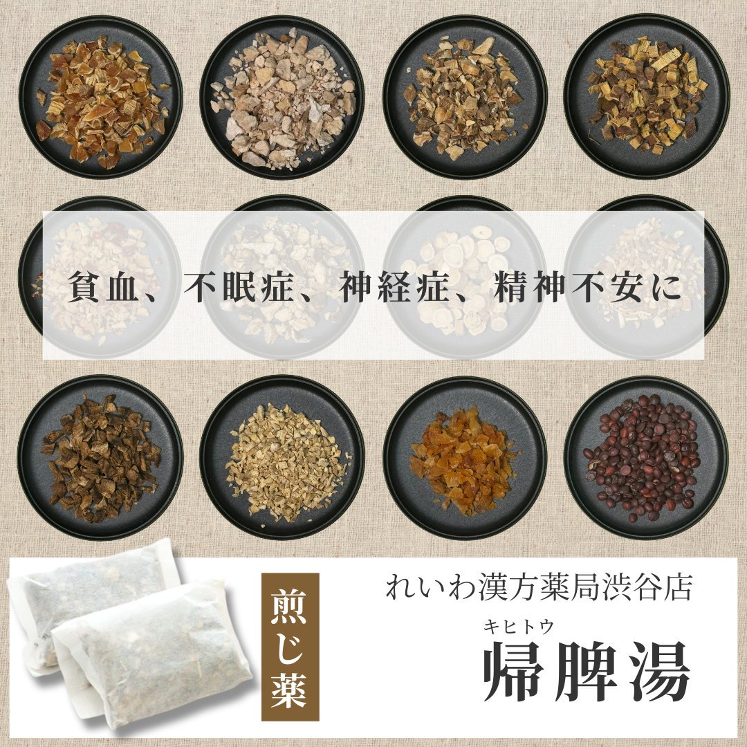 【漢方煎じ薬】帰脾湯 きひとう
