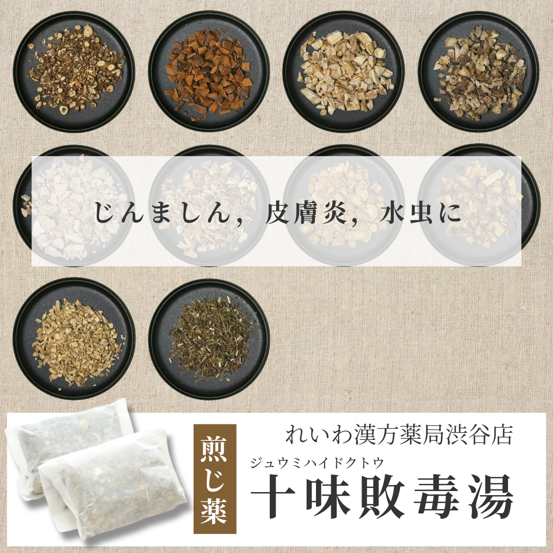 【漢方煎じ薬】十味敗毒湯 じゅうみはいどくとう