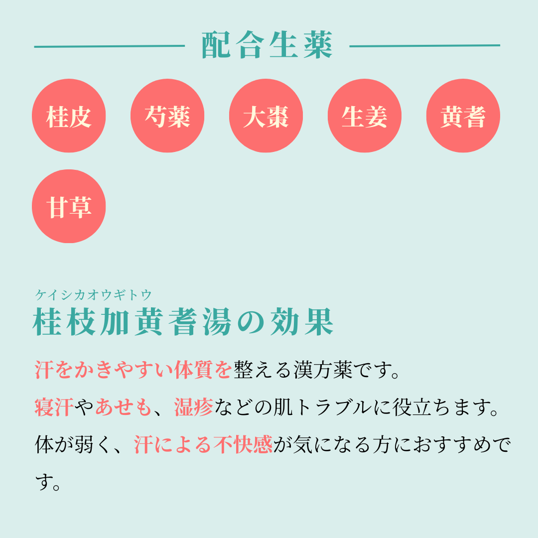 れいわ漢方薬局渋谷店 桂枝加黄耆湯