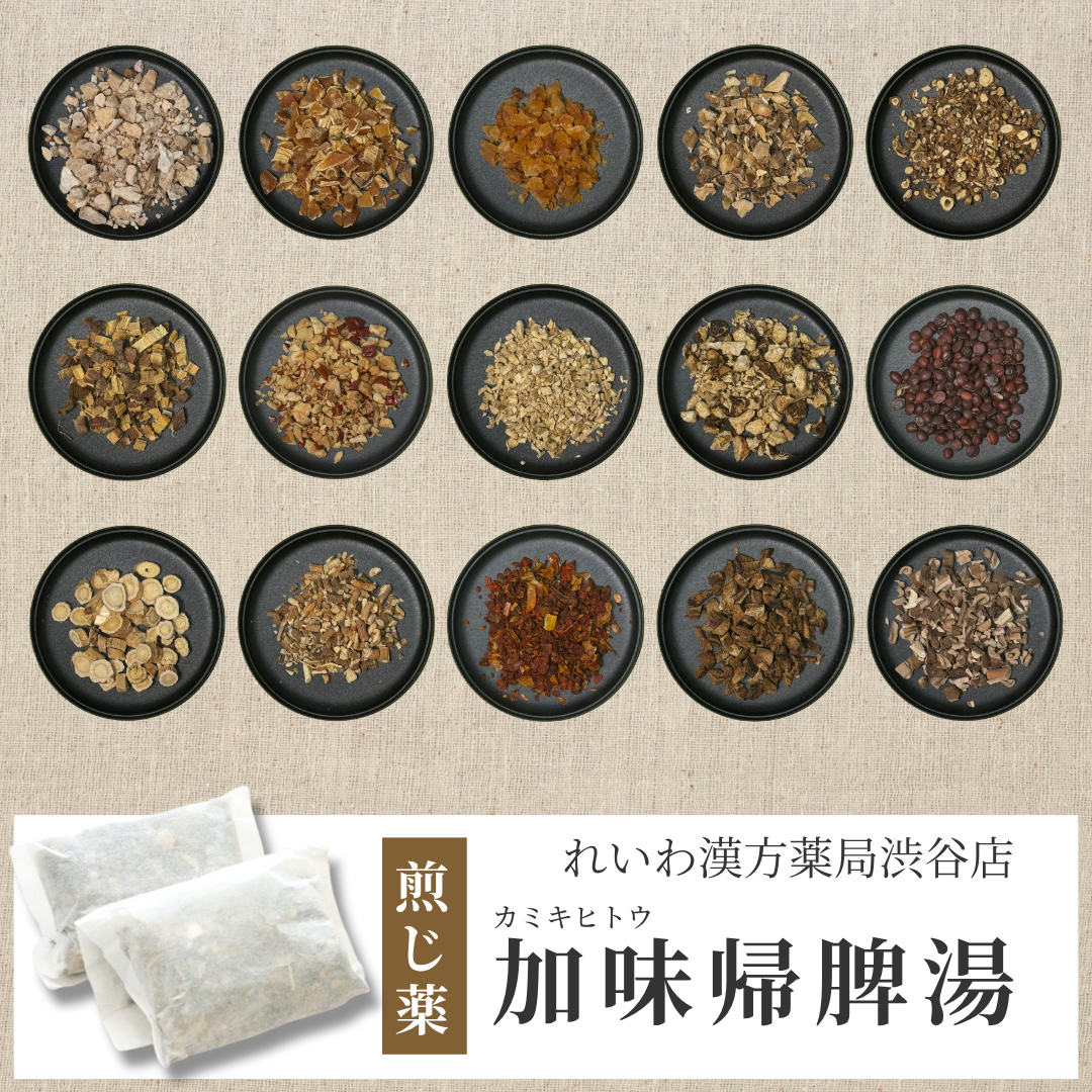 【漢方煎じ薬】加味帰脾湯 かみきひとう