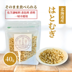 【薬膳】はとむぎ 40g 北海道産 少量 お試し そのまま食べられる 薬膳料理 無添加 雑穀 美容 健康 薬膳茶 スープ サラダ おかゆ