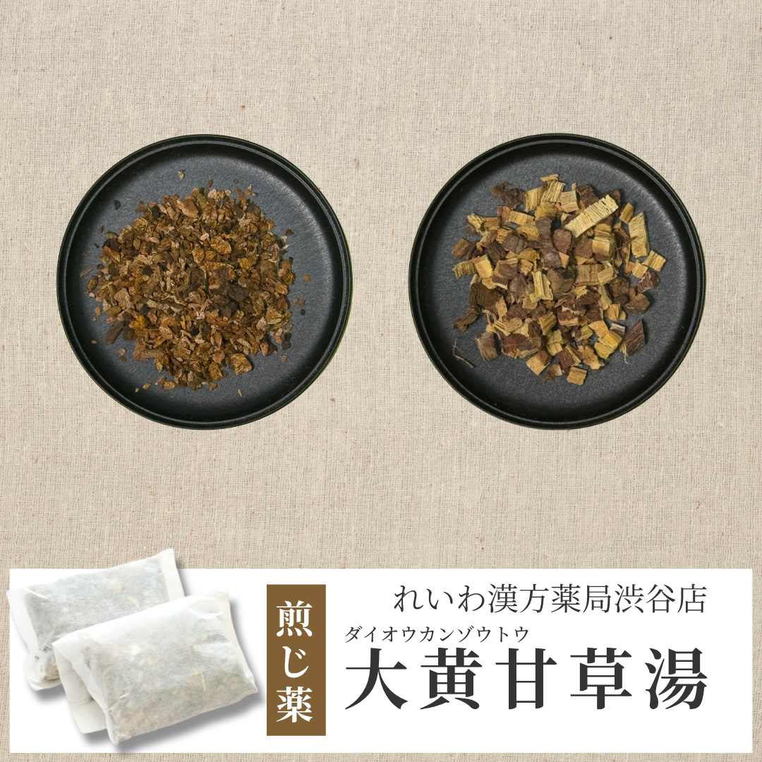【漢方煎じ薬】大黄甘草湯 だいおうかんぞうとう