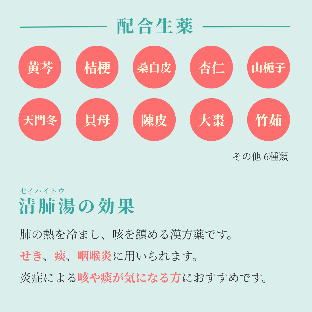 れいわ漢方薬局渋谷店 清肺湯