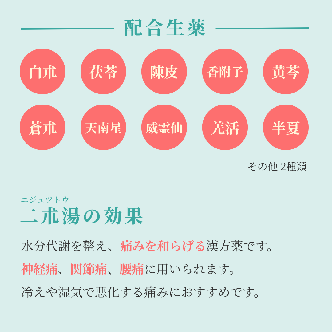 れいわ漢方薬局渋谷店 二朮湯