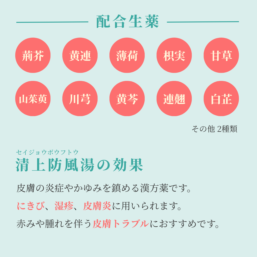 れいわ漢方薬局渋谷店 清上防風湯
