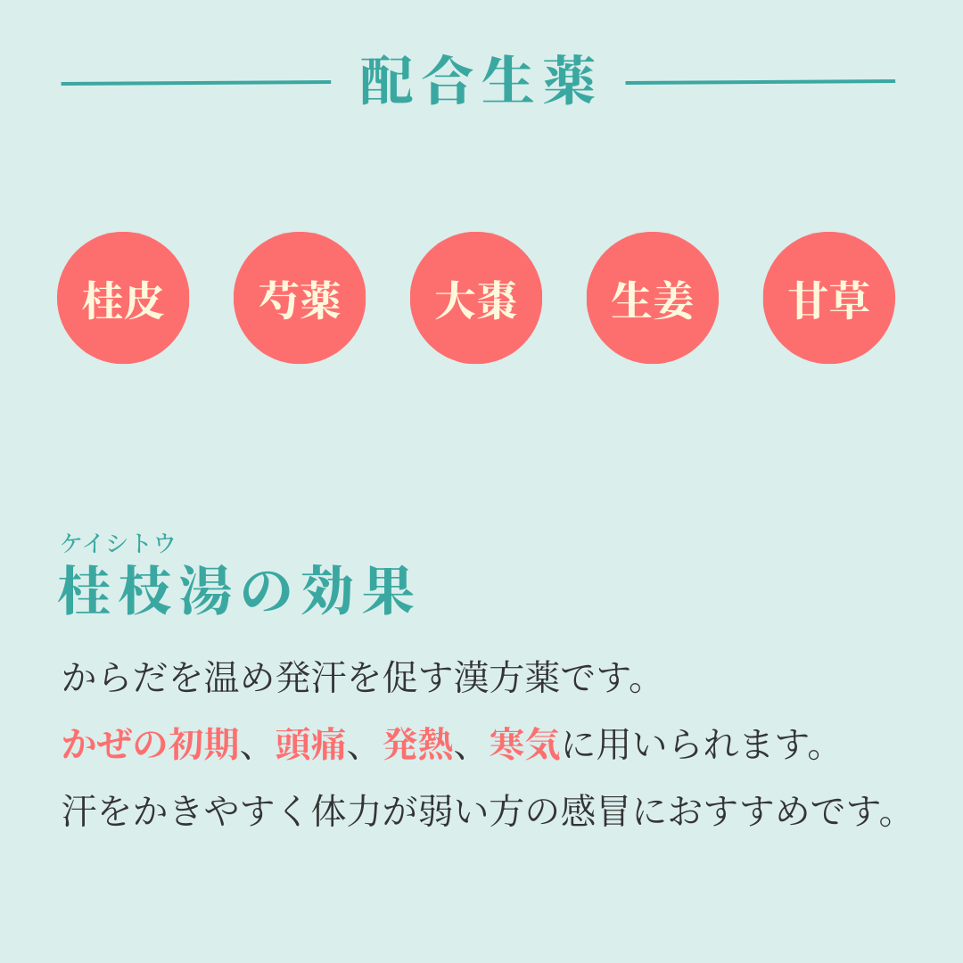 れいわ漢方薬局渋谷店 桂枝湯