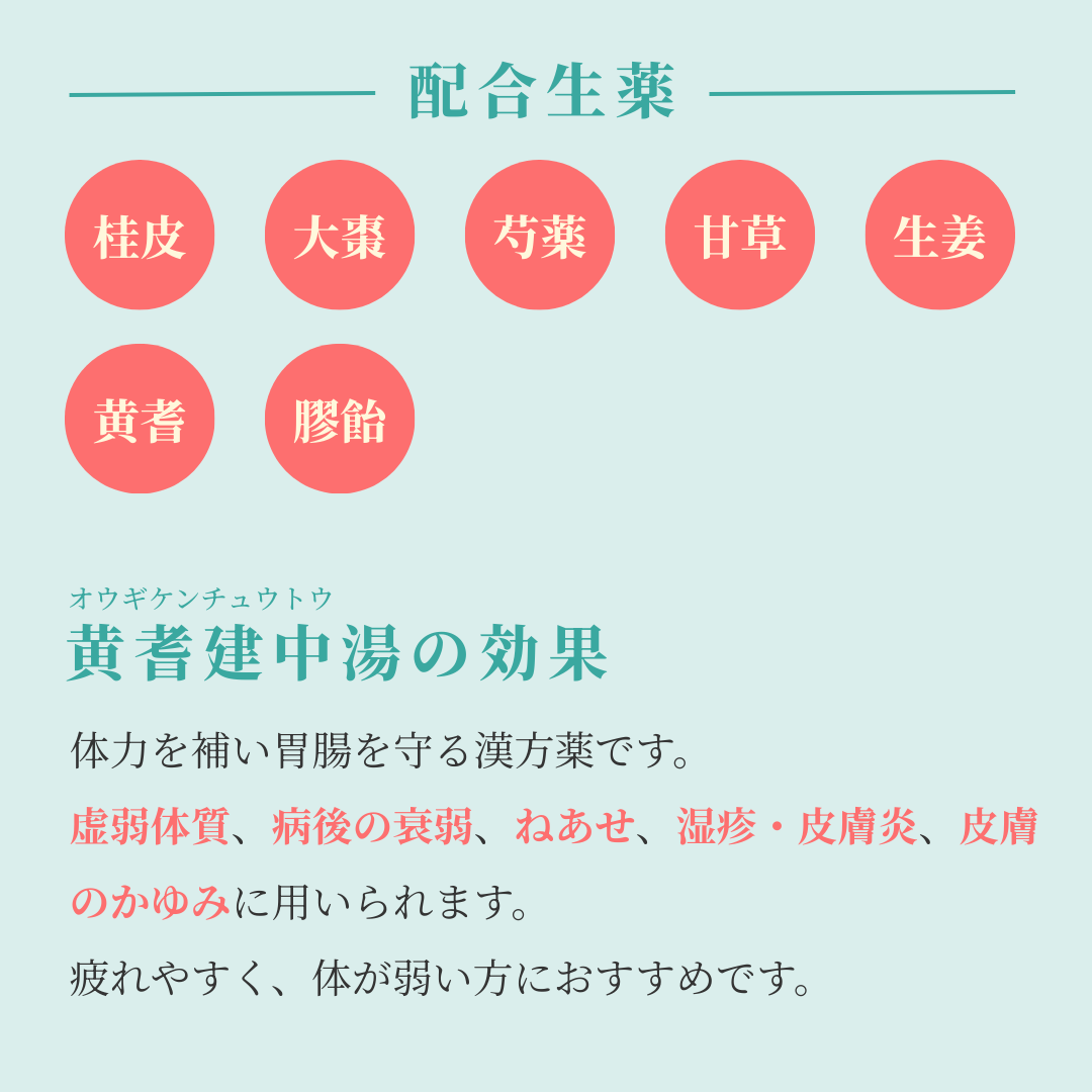 れいわ漢方薬局渋谷店 黄耆建中湯